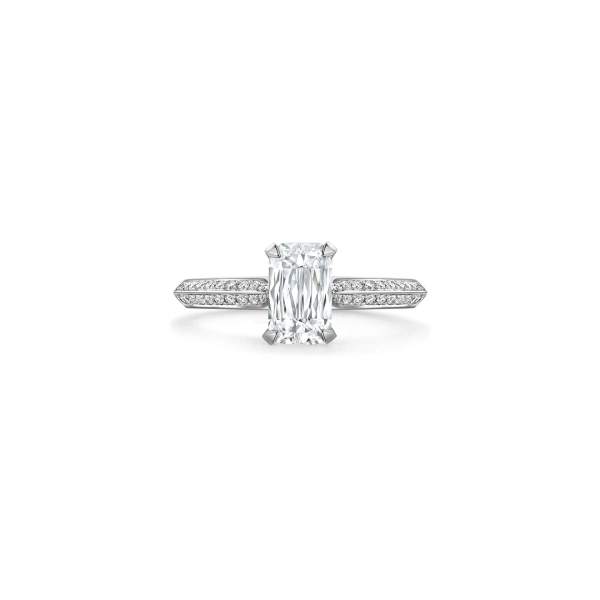 Boodles Petal Ashoka Platinum Diamond Engagement Ring | Fine Rings | Coveti