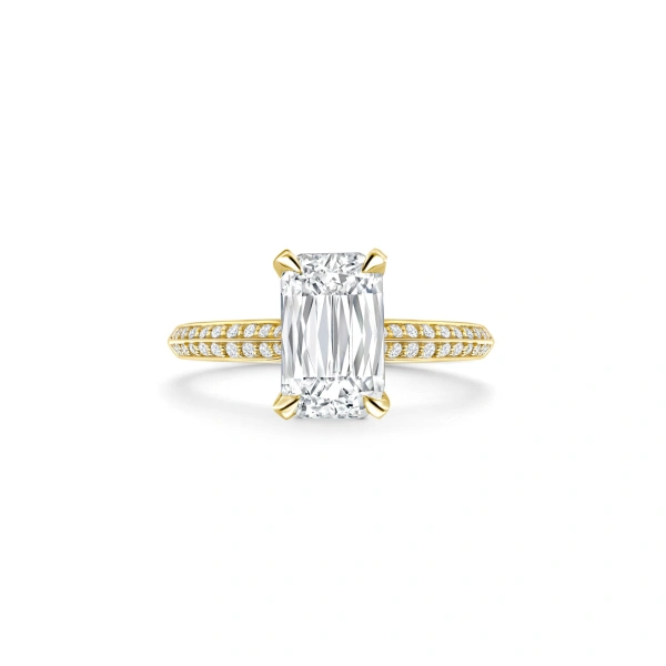 Boodles Petal Ashoka Yellow Gold Diamond Engagement Ring | Fine Rings | Coveti