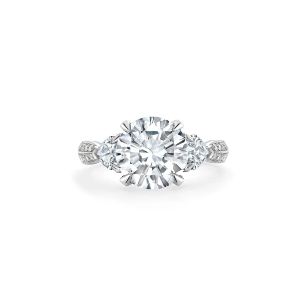 Boodles Petal Diamond Platinum Engagement Ring | Fine Rings | Coveti