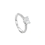 Boodles Petal Heart Platinum Diamond Engagement Ring | Fine Rings | Coveti