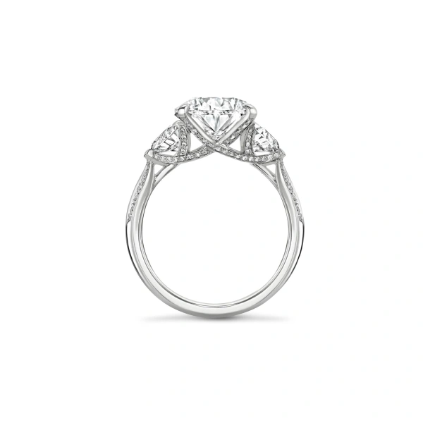 Boodles Petal Large Pear Diamond Platinum Ring | Fine Rings | Coveti