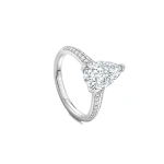 Boodles Petal Pear Cut Platinum Diamond Engagement Ring | Fine Rings | Coveti