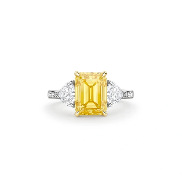 Boodles Petal Yellow Diamond Platinum Ring | Fine Rings | Coveti
