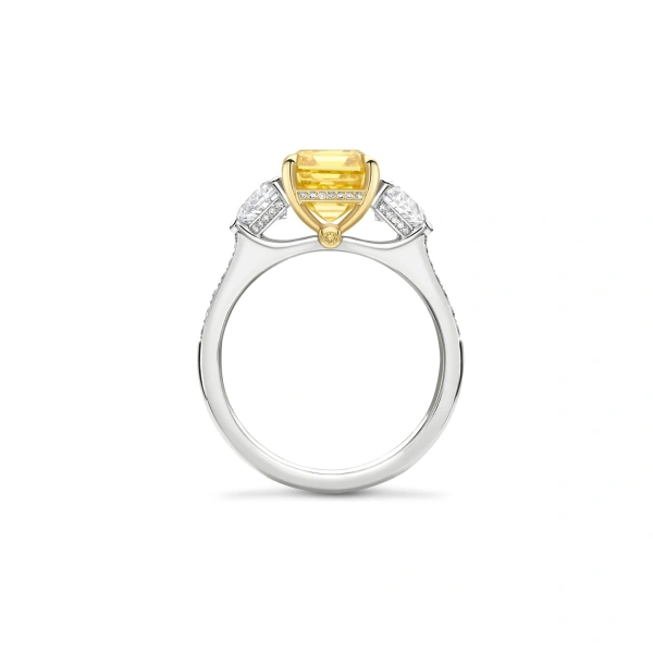 Boodles Petal Yellow Diamond Platinum Ring | Fine Rings | Coveti