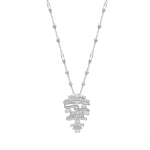 Boodles Play of Light Large Platinum Pendant | Fine Necklaces | Coveti