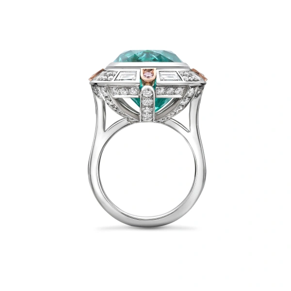 Boodles Play of Light Paraiba Platinum Ring | Fine Rings | Coveti