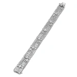 Boodles Play of Light Platinum Diamond Bracelet | Fine Bracelets | Coveti