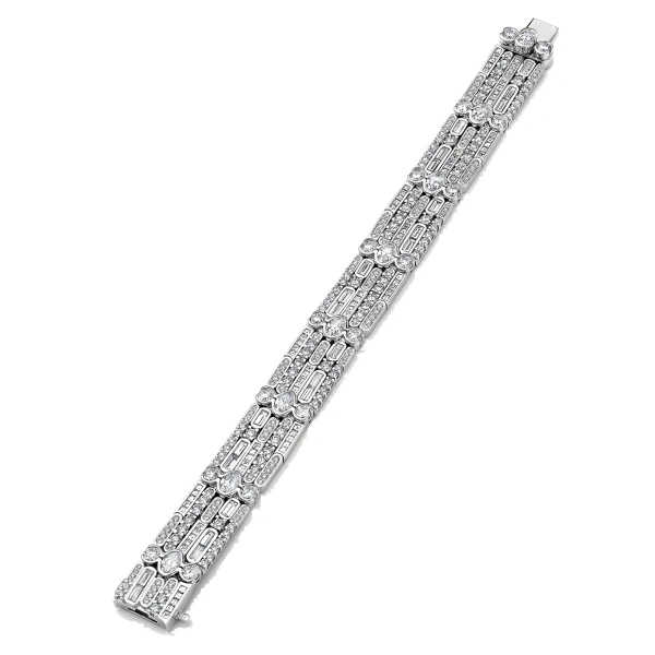 Boodles Play of Light Platinum Diamond Bracelet | Fine Bracelets | Coveti