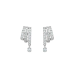 Boodles Play of Light Platinum Diamond Earrings | Fine Earrings | Coveti