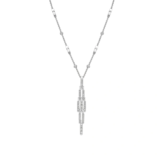 Boodles Play of Light Platinum Diamond Pendant | Fine Necklaces | Coveti