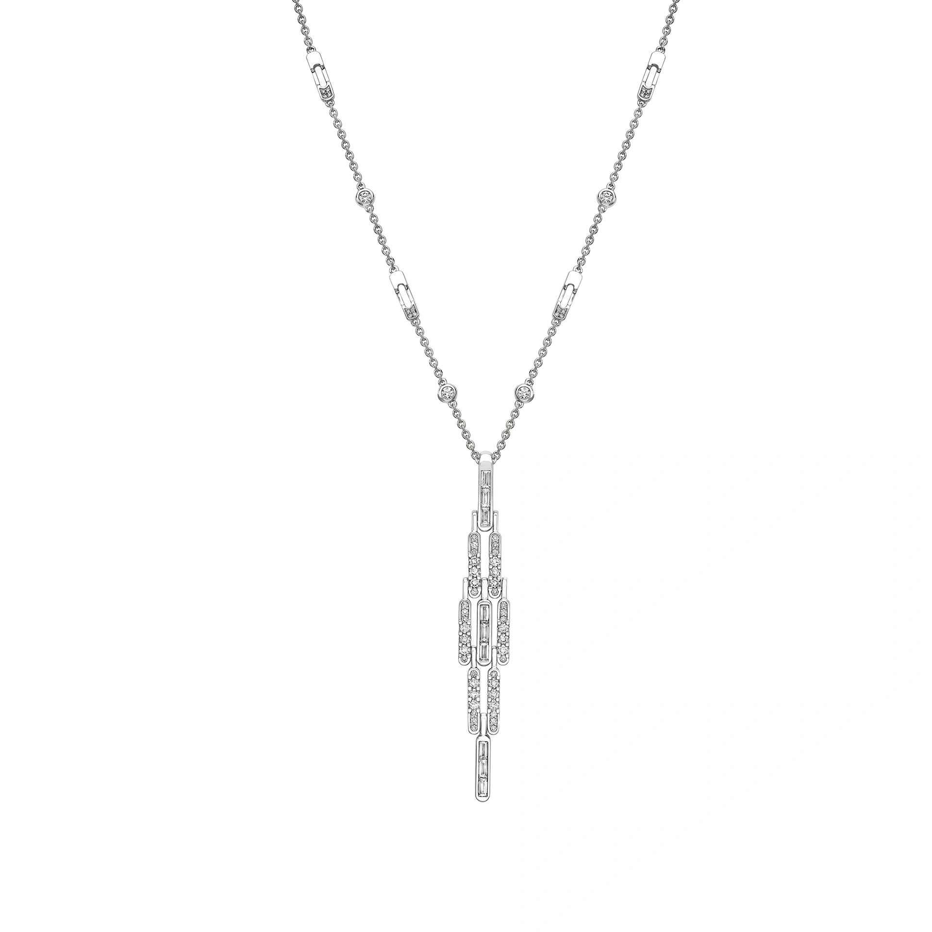 Boodles Play of Light Platinum Diamond Pendant Boodles Play of Light Platinum Diamond Pendant | Fine Necklaces | Coveti
