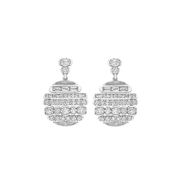 Boodles Play of Light Platinum Earrings | Fine Earrings | Coveti