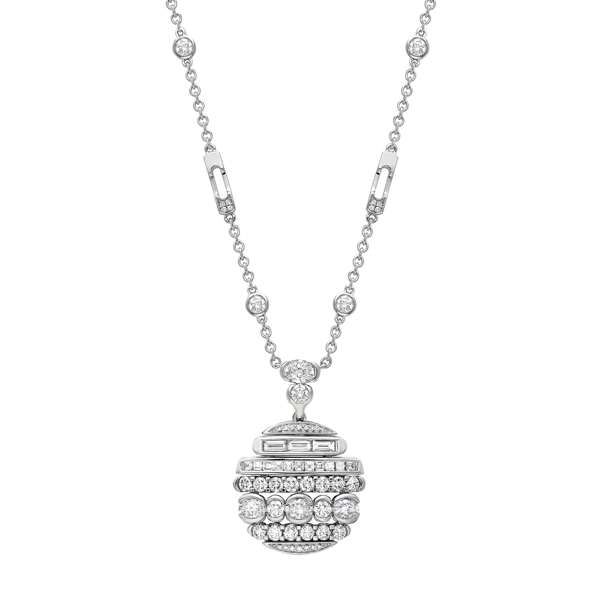 Boodles Play of Light Platinum Pendant Boodles Play of Light Platinum Pendant | Fine Necklaces | Coveti