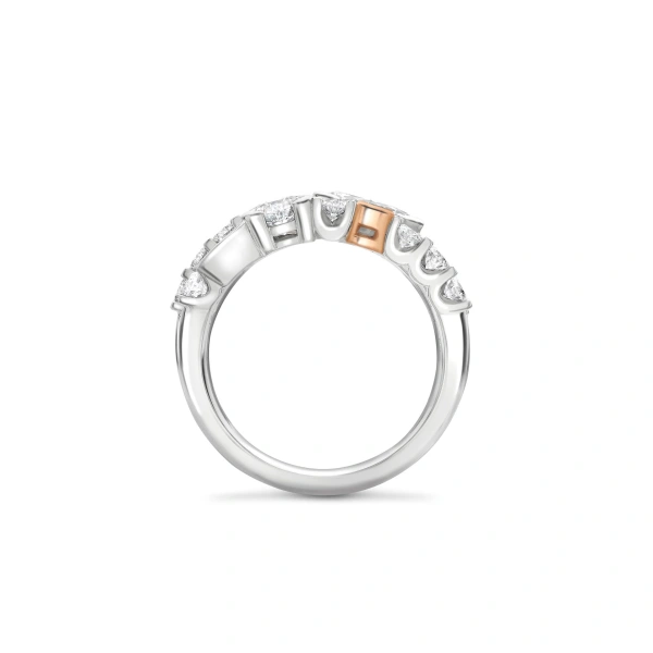 Boodles Play of Light Platinum Pink Diamond Ring | Fine Rings | Coveti