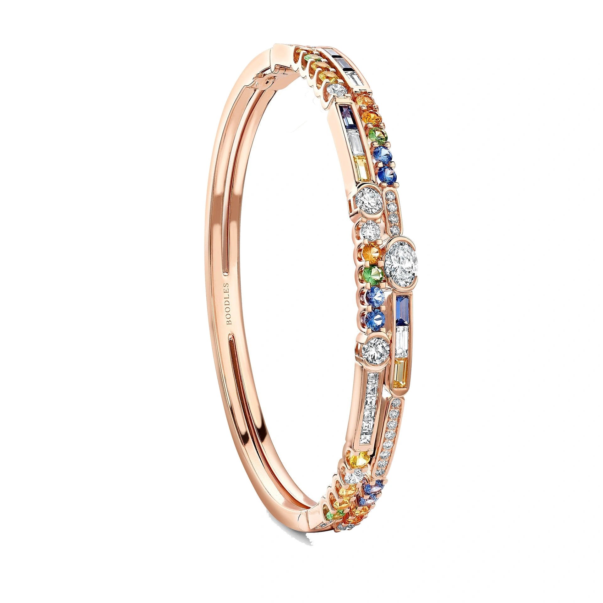Boodles Play of Light Rose Gold Bangle Boodles Play of Light Rose Gold Bangle | Fine Bracelets | Coveti