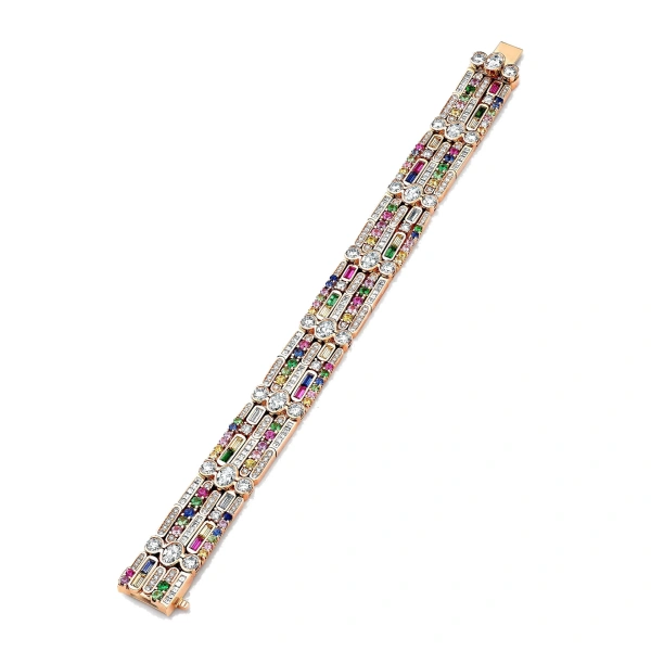 Boodles Play of Light Rose Gold Chelsea Bracelet | Fine Bracelets | Coveti