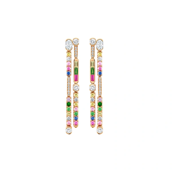 Boodles Play of Light Rose Gold Diamond Earrings | Fine Earrings | Coveti
