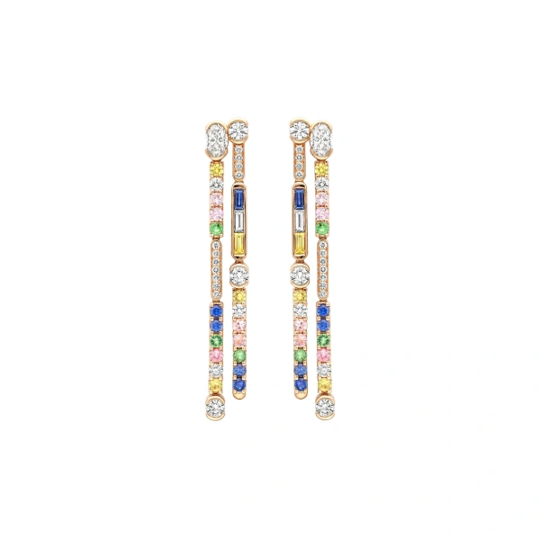 Boodles Play of Light Rose Gold Earrings | Fine Earrings | Coveti