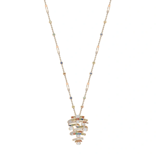 Boodles Play of Light Rose Gold Pendant | Fine Necklaces | Coveti