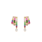 Boodles Play of Light Rose Gold Ruby Earrings | Fine Earrings | Coveti