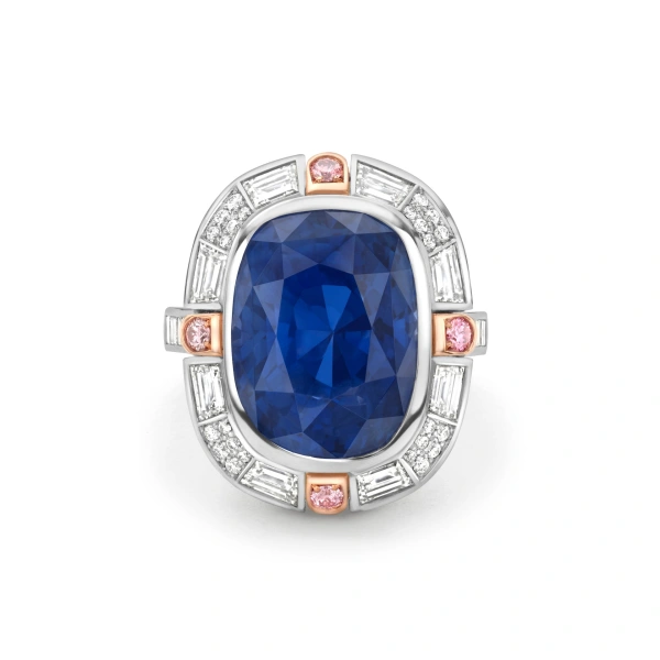 Boodles Play of Light Sapphire Platinum Ring | Fine Rings | Coveti