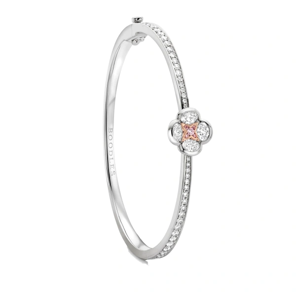 Boodles Posie Diamond Bangle | Fine Bracelets | Coveti