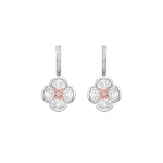 Boodles Posie Platinum Diamond Earrings | Fine Earrings | Coveti