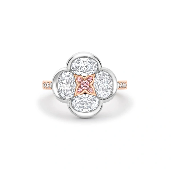 Boodles Posie Rose Gold Diamond Ring | Fine Rings | Coveti