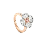 Boodles Posie Rose Gold Diamond Ring | Fine Rings | Coveti
