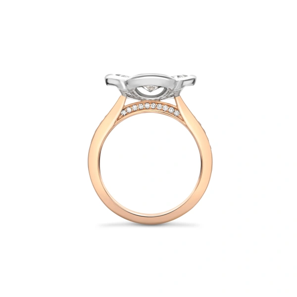 Boodles Posie Rose Gold Diamond Ring | Fine Rings | Coveti