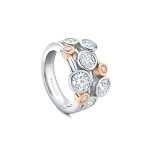 Boodles Raindance 20th Anniversary Platinum Diamond Ring | Fine Rings | Coveti
