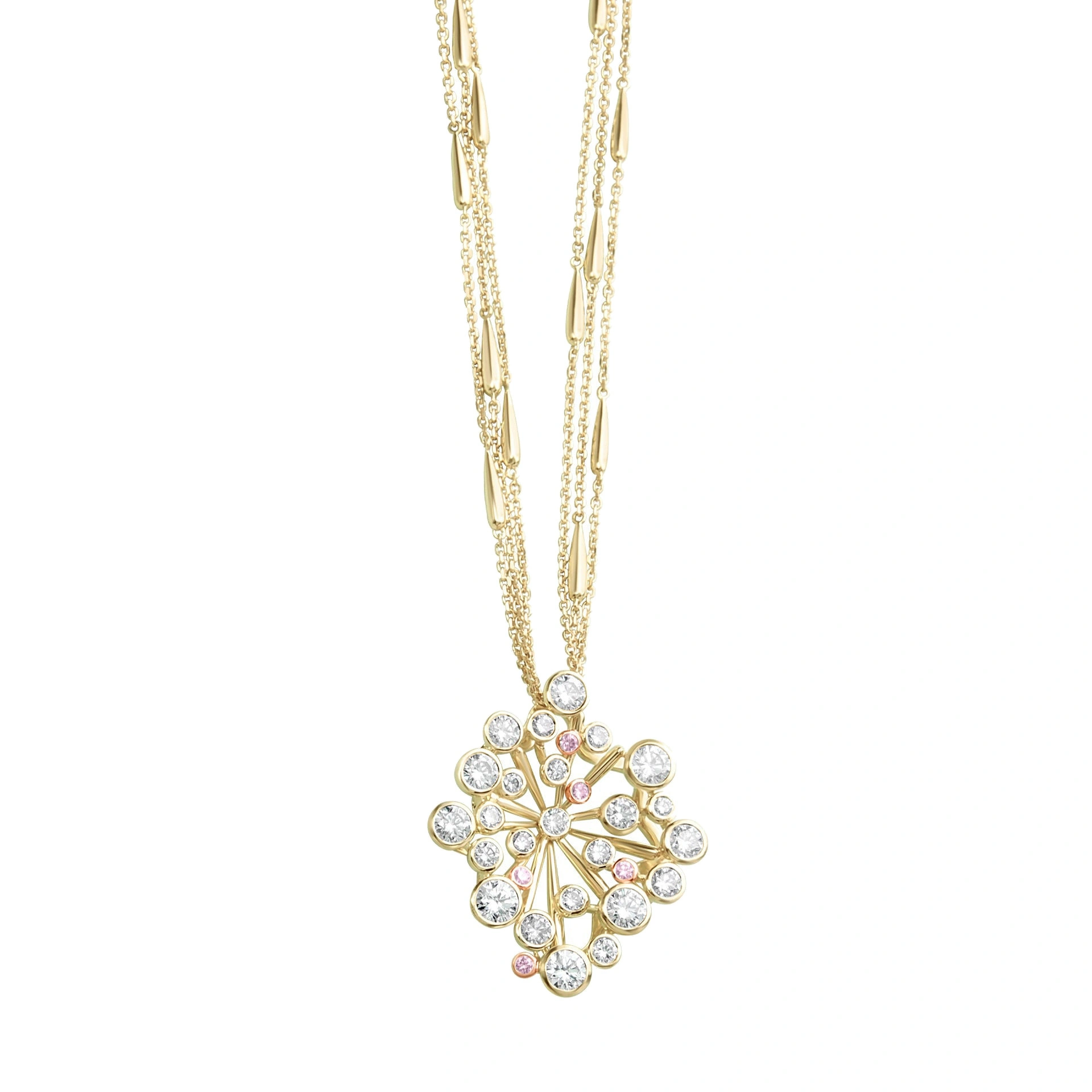 Boodles Raindance Chelsea Large Yellow Gold Diamond Pendant Boodles Raindance Chelsea Large Yellow Gold Diamond Pendant | Fine Necklaces | Coveti