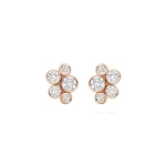 Boodles Raindance Classic Cluster Rose Gold Stud Earrings | Fine Earrings | Coveti