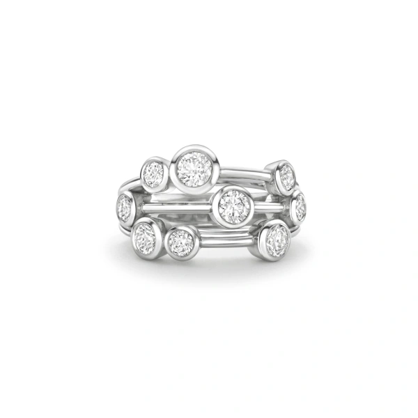 Boodles Raindance Classic Platinum Diamond Ring | Fine Rings | Coveti