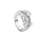Boodles Raindance Classic Platinum Diamond Ring | Fine Rings | Coveti