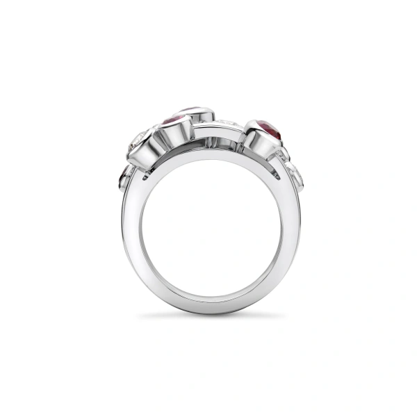 Boodles Raindance Classic Platinum Ruby Ring | Fine Rings | Coveti