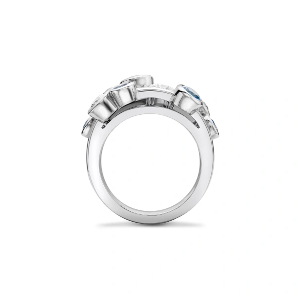 Boodles Raindance Classic White Gold Aquamarine Ring | Fine Rings | Coveti