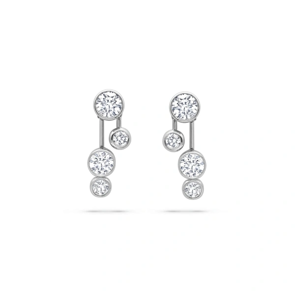 Boodles Raindance Detachable Double Drop Earrings | Fine Earrings | Coveti