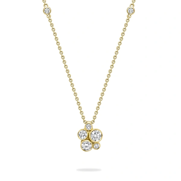 Boodles Raindance Diamond Cluster Pendant | Fine Necklaces | Coveti