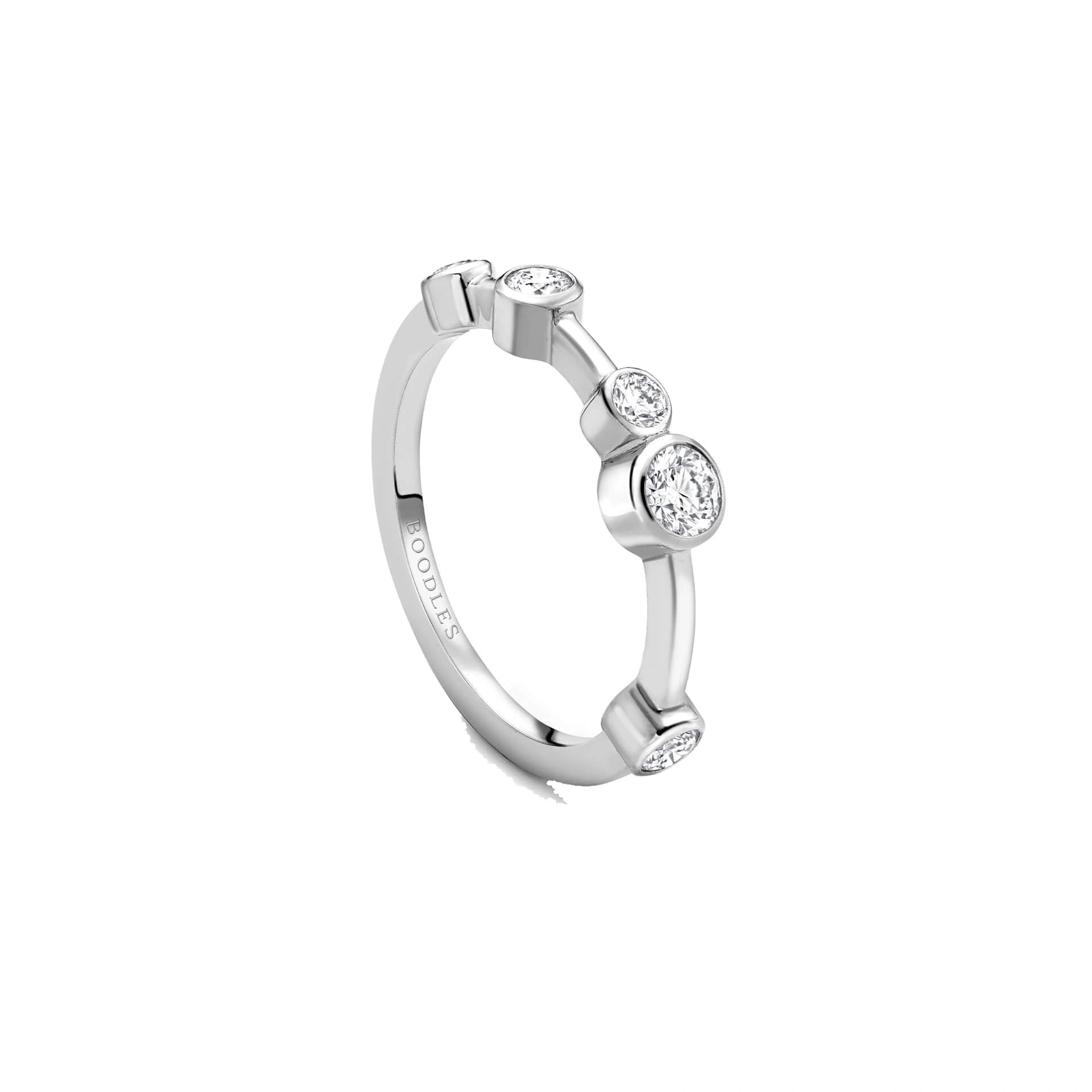 Boodles Raindance Half Hoop Diamond Ring Boodles Raindance Half Hoop Diamond Ring | Fine Rings | Coveti
