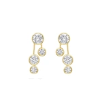 Boodles Raindance Large Detachable Double Drop Yellow Gold Earrings | Fine Earrings | Coveti