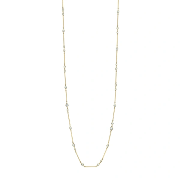 Boodles Raindance Long Yellow Gold Diamond Necklace | Fine Necklaces | Coveti