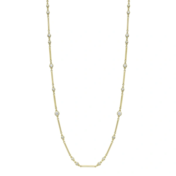 Boodles Raindance Long Yellow Gold Diamond Necklace | Fine Necklaces | Coveti