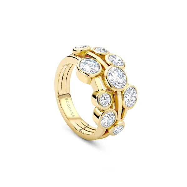 Boodles Raindance Medium Diamond Ring | Fine Rings | Coveti