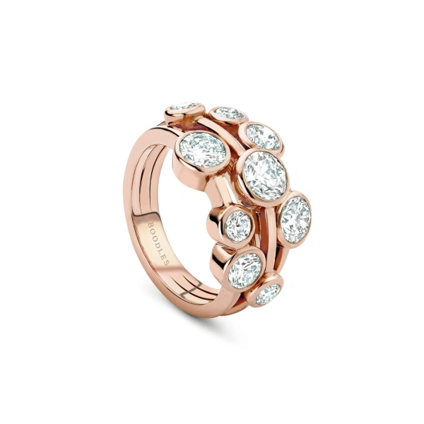 Boodles Raindance Medium Diamond Ring | Fine Rings | Coveti