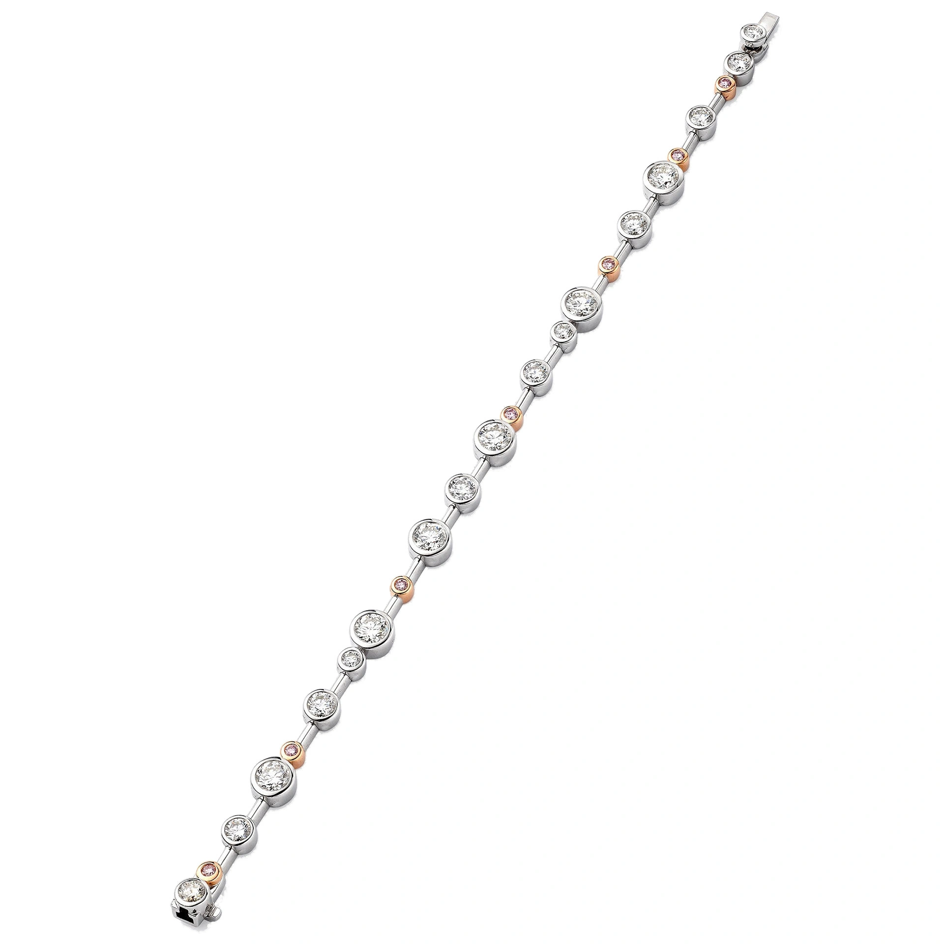 Boodles Raindance Pink and White Diamond Bracelet Boodles Raindance Pink and White Diamond Bracelet | Fine Bracelets | Coveti
