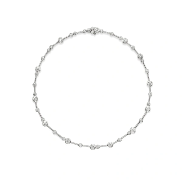Boodles Raindance Platinum Diamond Necklace | Fine Necklaces | Coveti