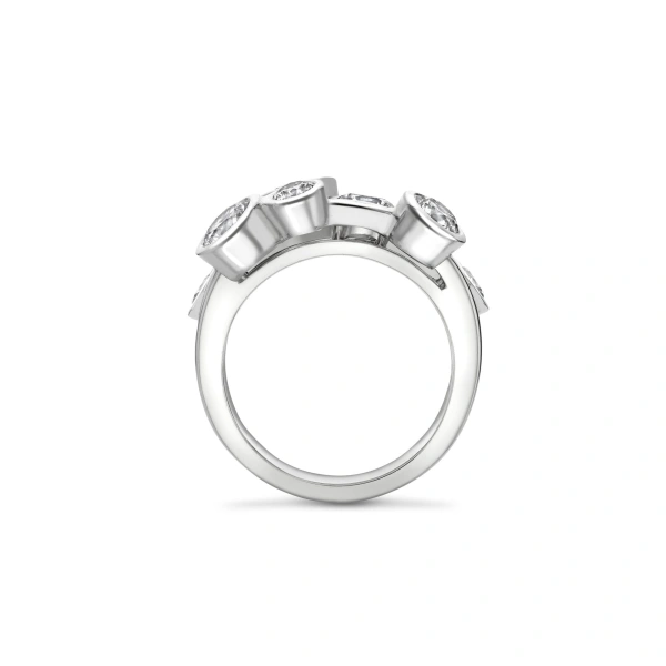 Boodles Raindance Platinum Diamond Ring Part II | Fine Rings | Coveti