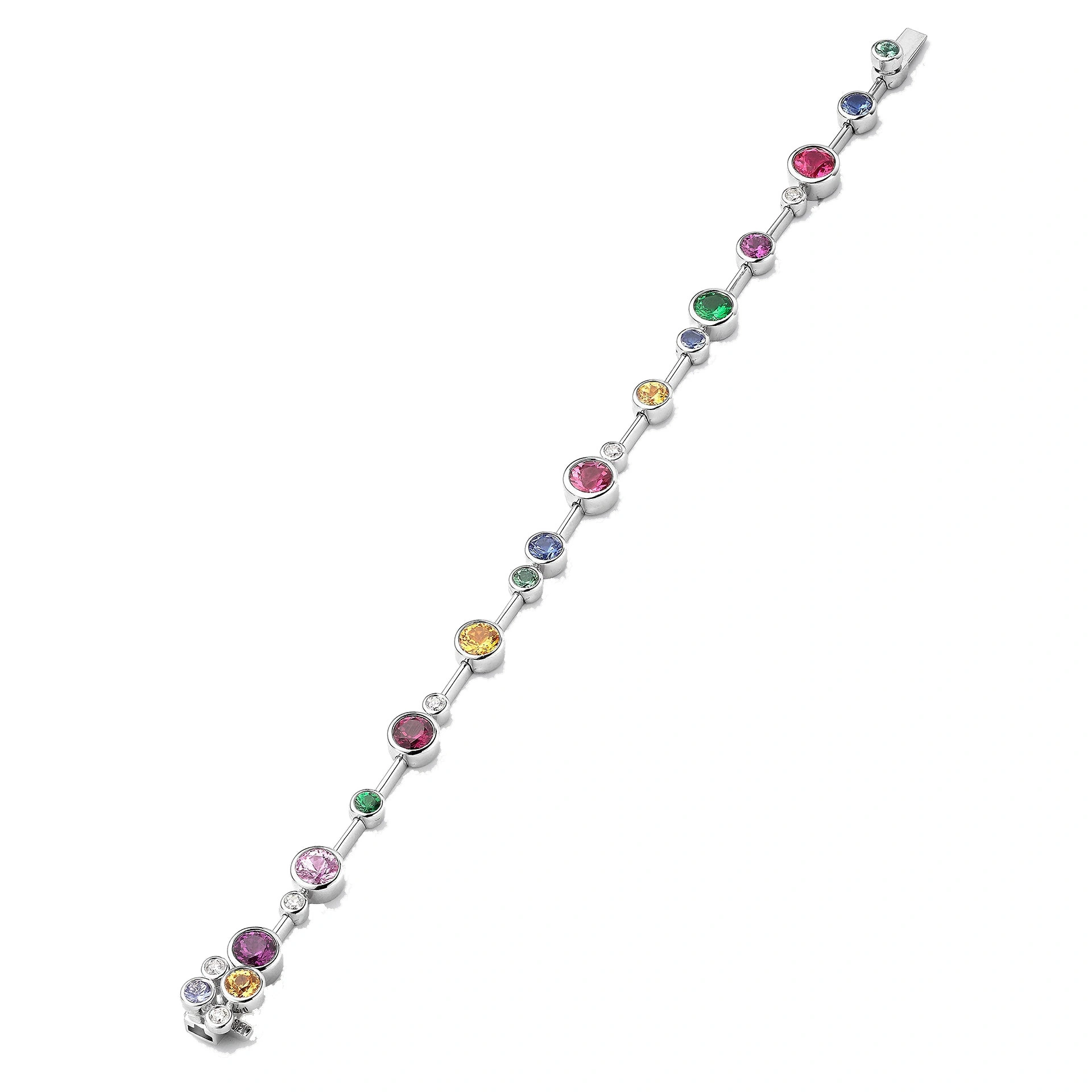 Boodles Raindance Rainbow Watercolour Bracelet Boodles Raindance Rainbow Watercolour Bracelet | Fine Bracelets | Coveti