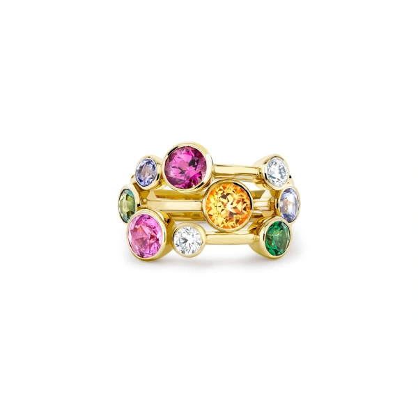 Boodles Raindance Rainbow Yellow Gold Ring | Fine Rings | Coveti